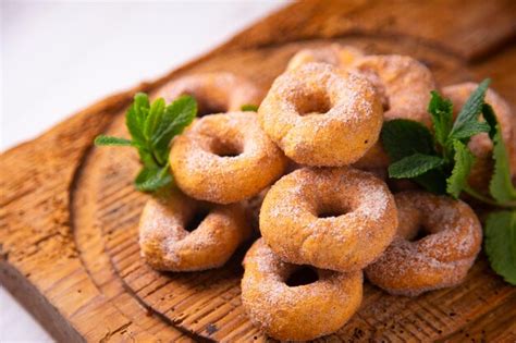 Foto de rosquillas fritas tradicionales