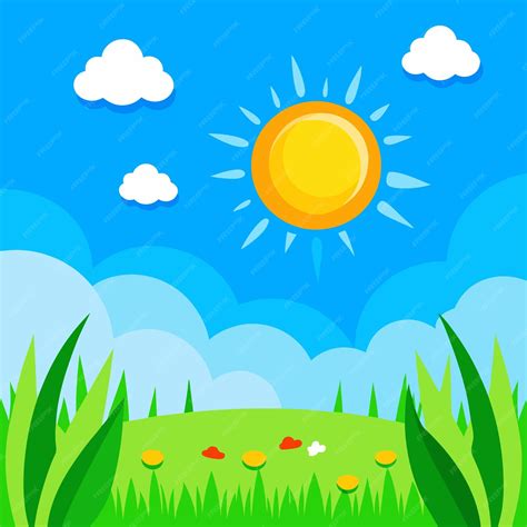 Campo de coliflores en un día soleado