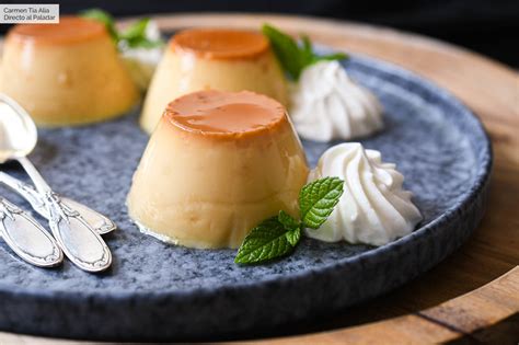 Flan de huevo tradicional