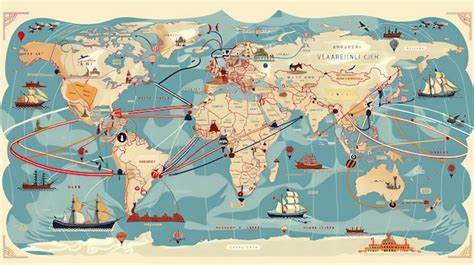 Mapa antiguo mostrando las rutas comerciales y la influencia cultural entre Asia y Europa, o una ilustración de la ciudad de Hamburgo en el siglo XIX.