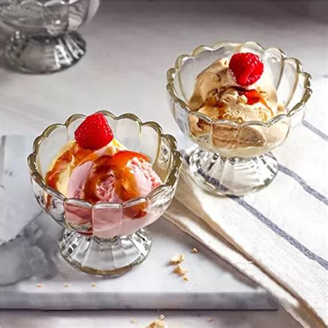 Colección de copas Kryos variadas para postre y helado