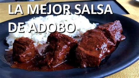 Infografía con los ingredientes para un adobo de carnes rojas