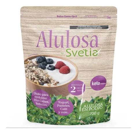 Variedad de endulzantes en polvo como alulosa y eritritol