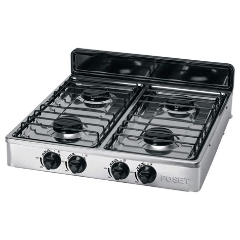Esquema de una parrilla a gas Kenmore de 4 quemadores con quemador lateral y sus componentes