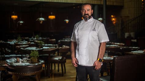 Juan Gaffuri, chef ejecutivo del Four Seasons Hotel, en el restaurante Elena
