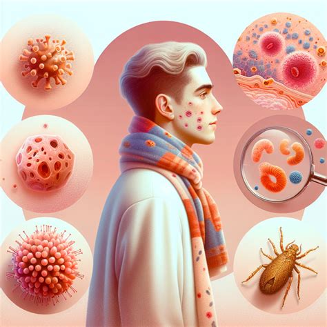 Ilustración detallada de las diferentes localizaciones corporales afectadas por infecciones por levaduras y sus síntomas característicos.