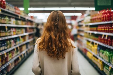 Foto de una persona eligiendo productos sin gluten en un supermercado