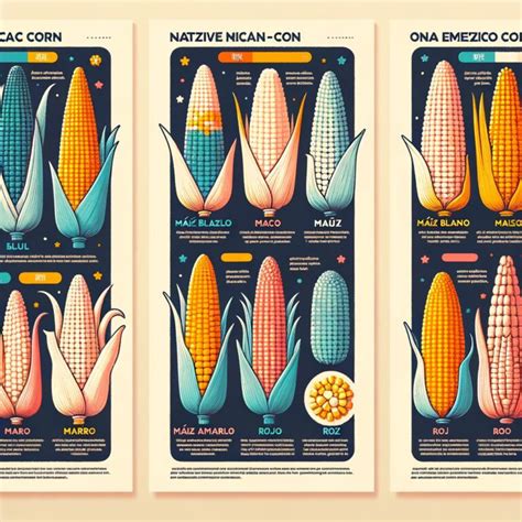 Infografía: Tipos de maíz nativo de América