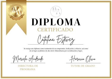Diseño de un diploma de ejemplo con un borde de pequeñas manzanas rojas y una ilustración central de una manzana dorada, destinado a premios escolares.