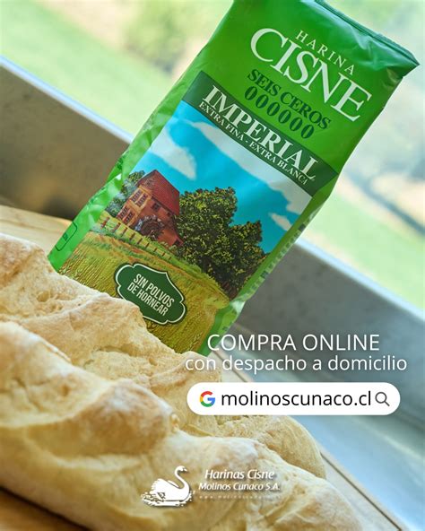 Empaque de Harina Cisne Imperial con polvos de hornear
