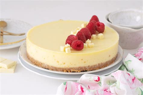 Foto: Tarta de chocolate blanco fría