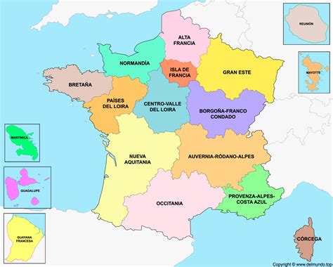 mapa interactivo de Francia destacando regiones con especialidades de pan locales