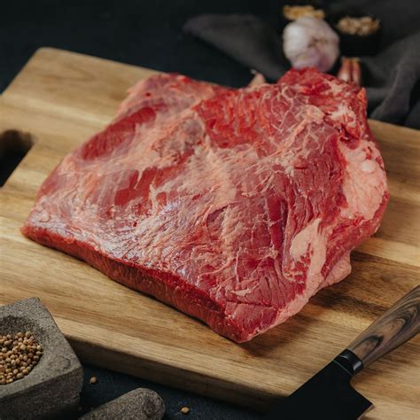 Corte de carne de tapapecho fresco