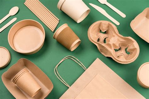 Ilustración comparativa de envases de cartón, plástico y materiales biodegradables para ensaladas.