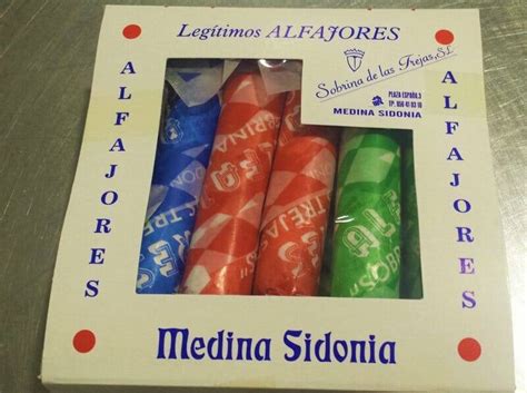 alfajor de Medina Sidonia con etiqueta