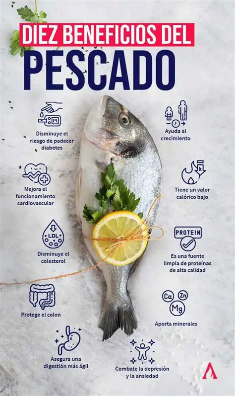 Infografía sobre los beneficios nutricionales del pescado y omega-3