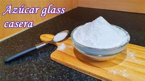 Utensilios para hacer azúcar glass casera
