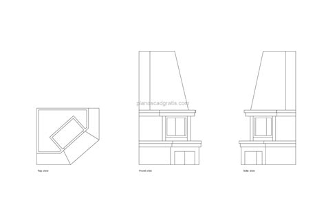 Esquema de colocación de mobiliario alrededor de una chimenea moderna en una sala de estar de estilo abierto.