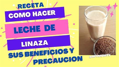 Infografía: Pasos para hacer leche de linaza casera