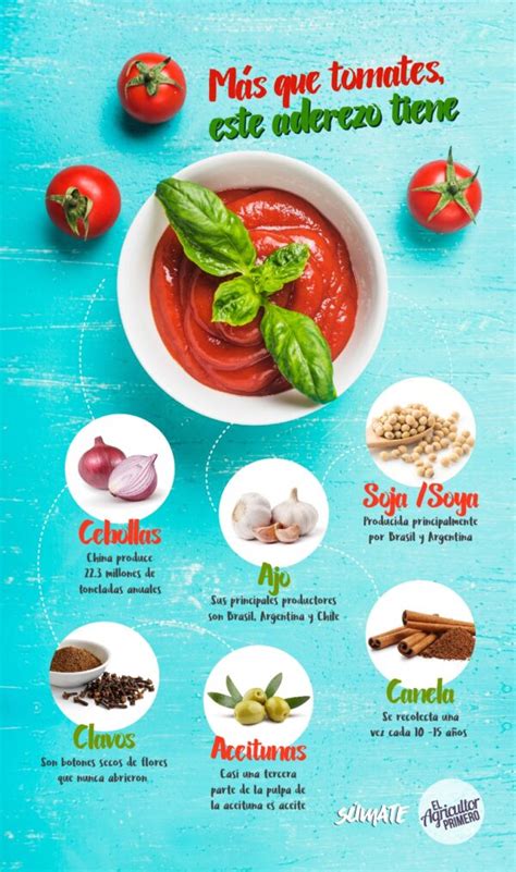 Infografía comparativa de niveles de azúcar recomendados vs. presentes en la salsa de tomate envasada