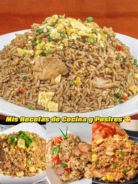 Ingredientes frescos para Arroz Chaufa, incluyendo jengibre y cebolla china