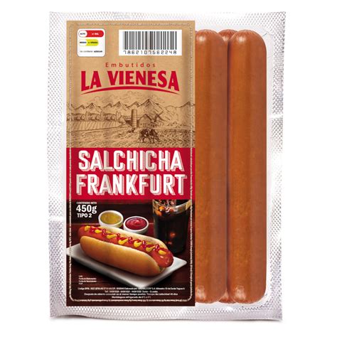 Infografía comparando la salchicha vienesa y la frankfurter, destacando sus diferencias y similitudes.