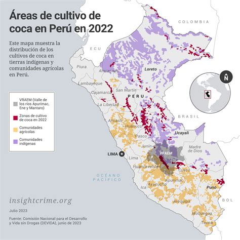 Mapa de zonas de cultivo de ají amarillo en Perú