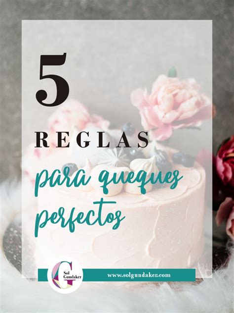 Infografía de consejos clave para hornear queques perfectos