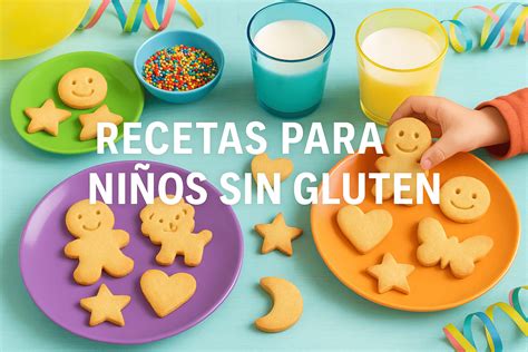 Familia cocinando recetas sin gluten para niños