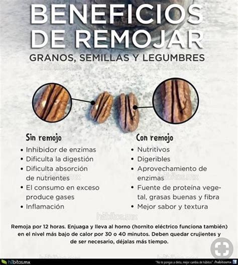 Infografía: Beneficios de remojar legumbres