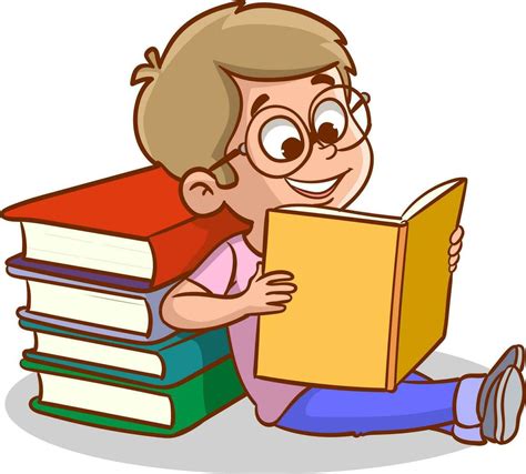 ilustración de un niño o niña leyendo un libro con un cangrejo rojo en la portada