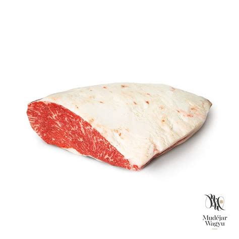 Corte triangular de picaña de ternera con su capa de grasa