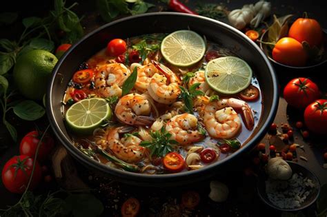 Cuscús verde con camarones frescos y hierbas aromáticas