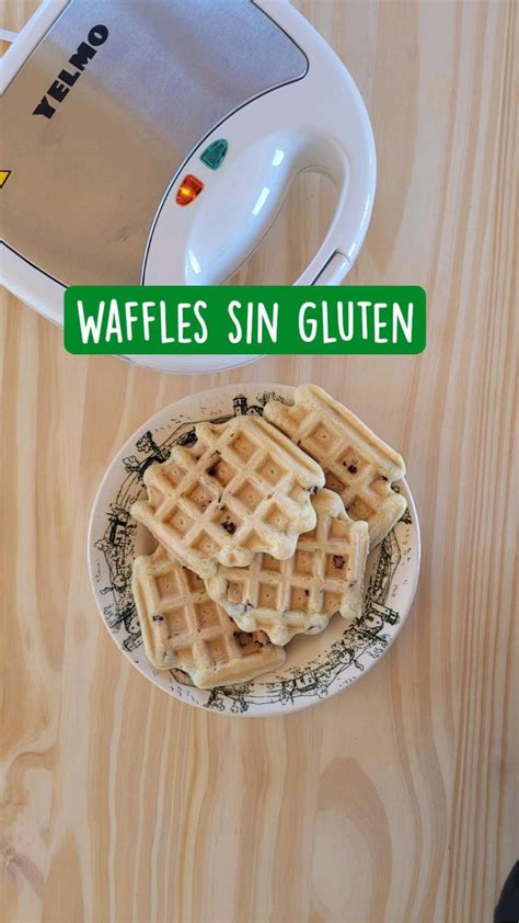 Waffles sin gluten listos para servir