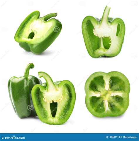 Imagen de pimientos verdes frescos listos para ser limpiados y troceados.