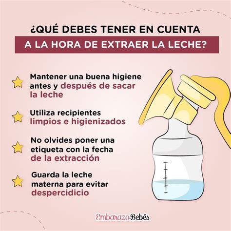 Calendario visual de cuándo extraer leche según las necesidades del bebé