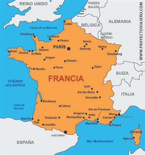 Mapa de Francia señalando la región de Lyon con ilustraciones de platos típicos lioneses