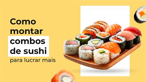 Infografía de combos de sushi variados