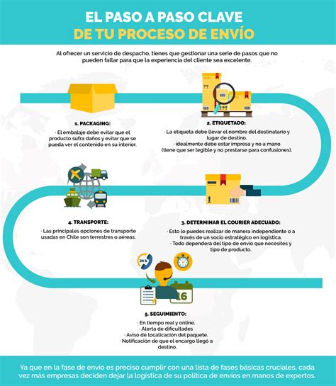 Infografía del proceso de pedido online paso a paso