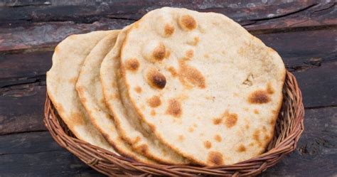 Pan Chapati recién hecho