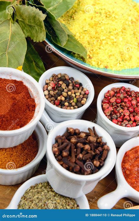 Variedad de especias indias