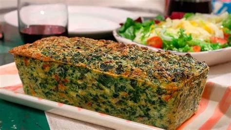 infografía nutricional del budín de verduras con carne