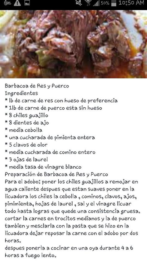 Ingredientes para la marinada de barbacoa de res