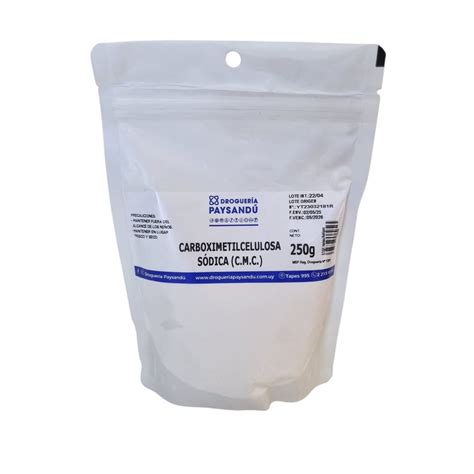 Molécula de CMC o carboximetilcelulosa