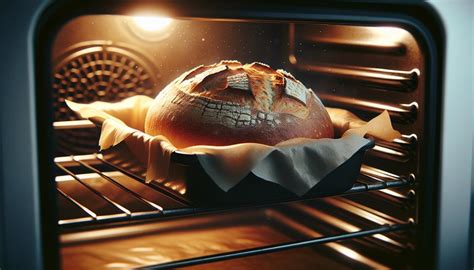 Esquema del proceso de horneado en blanco con papel de hornear y pesos