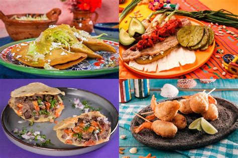 Plato variado de antojitos mexicanos incluyendo quesadillas y sincronizadas