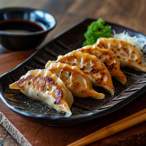 Manos doblando una gyoza, mostrando la técnica de los pliegues en la oblea.