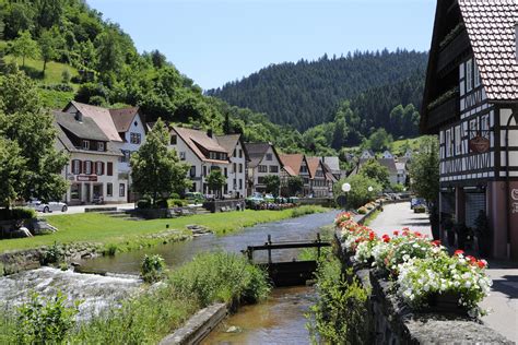 Paisaje de la región de la Selva Negra, Alemania, con bosques y montañas