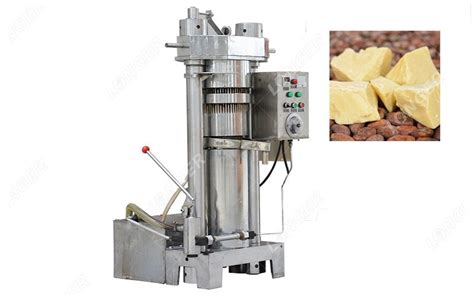 Esquema de la extracción de manteca de cacao: desde el prensado de habas a 550 kg/cm² hasta la obtención de la manteca pura