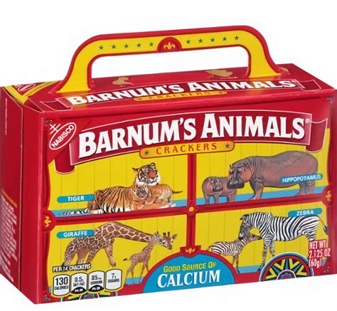 Historia y evolución del empaque de Barnum's Animals Crackers